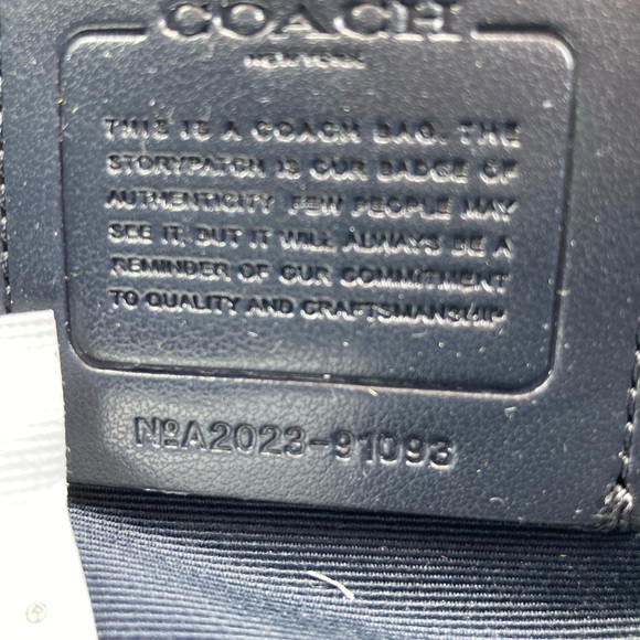 Coach Denim Mini Lillie Carryall NWT - Picture 10 of 10